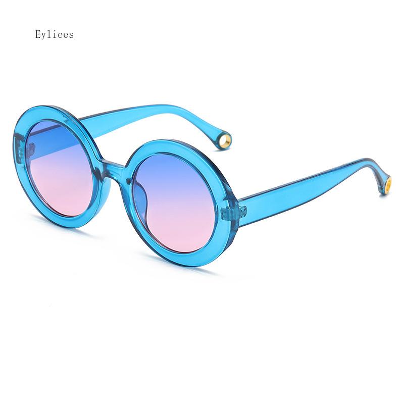 

Unisex Big Round Sunglasses Retro Oversized Shade For Women Men Brand Designer Good Quality Green Black Uv400