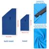 Quick Dry Microfiber Sports Towel, Sand Free Lightweight Beach Towel, Absorbent Fast Drying Gym Towel for Travel Camping Hiking Yoga Fitness