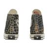 Converse Tierdruck Chuck 1970er Krokodil Lässig Bequem High-Top Canvas Schuhe Unisex Sneaker Braun Schwarz 167485C