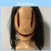 Female Crack Horror Ghost And Zombie Latex Headgear For Halloween And Christmas