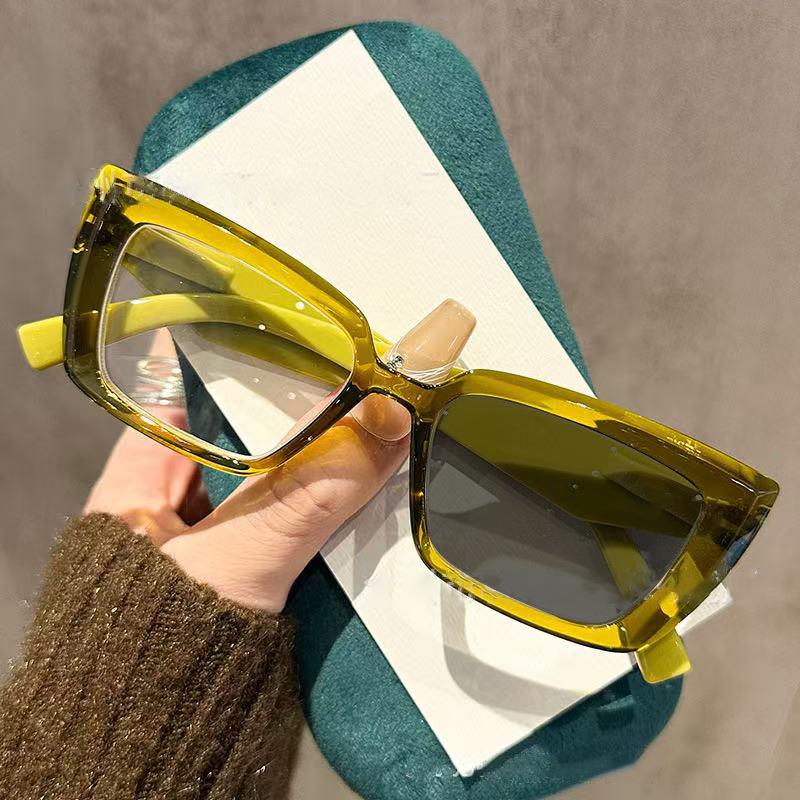 

Ретро Персонализированные Фотохромные Очки для Близорукости Прочные и Долговечные Защита Глаз Квадратная Оправа Очки для Близорукости от 0 до -4.0 -3.5 жёлтый