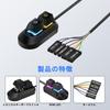 SinLoon Desktop PC External Power PC Power Extension Multifunctional Desktop Power Switch with Switch Key and Restart LED 2M Switch, Switch, Key,