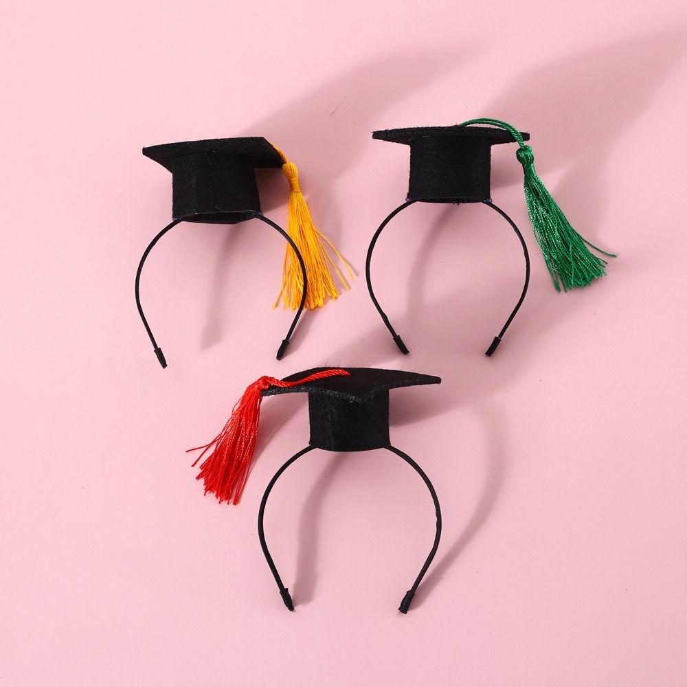 With Tassel Cat Graduation Cap Felt Dog Degree Hat Puppy Cap Dog Dr. Hat  Photograph