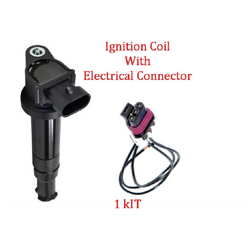 Ignition Coil W/Connector Fits:OEM#273013E100 Santa Fe 07-09 Optima 2006 V6 2.7L