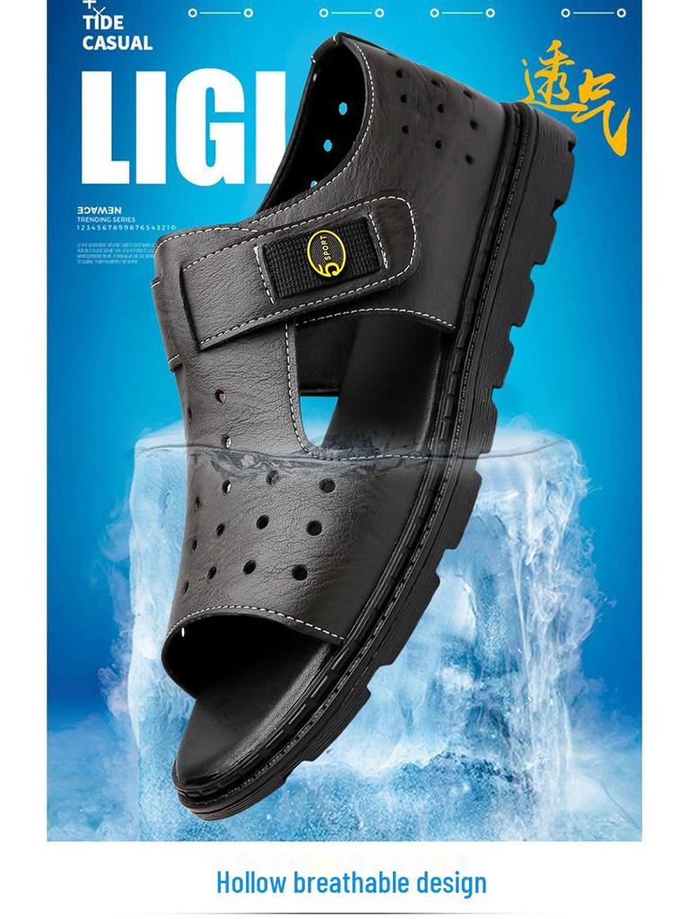 Men's Summer 2025 Non-Slip Casual Sandals - Breathable & Trendy Vietnam Shoes