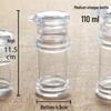 COKRSUPE Transparent Plastic Condiment Bottle