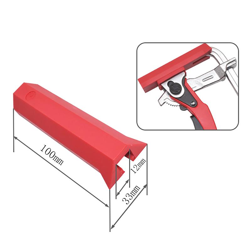 2/4/10Pcs Woodworking Track Clamp Protective Sleeve Chuck Soft Rubber Sleeve For Ratchet Track Clamps