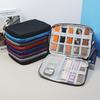 A Watch Strap Storage Bag That Comes with 8 Elastic Rings to Hold 8 Straps, Along with a Zippered Pocket for Storing Watch Cases