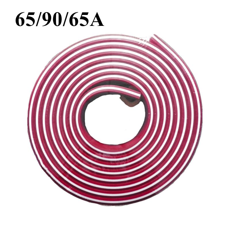 Un Rotolo 50*9*3660MM Gomma Lama Piatta/Affilata per Serigrafia 65A 70A 75A 80A 85A Durometro Raschiatore Inchiostro Serigrafico