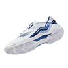Li Ning Thunder Sonic Boom Cushioning Slip Resistant Abrasion Resistant Low top Badminton Shoes Unisex White Blue AYTV005-1