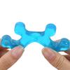1Pair Three Hole Toe Separator Bunion Corrector Hallux Valgus Fixator Overlapping Toe Orthosis Toe Straightener Tool