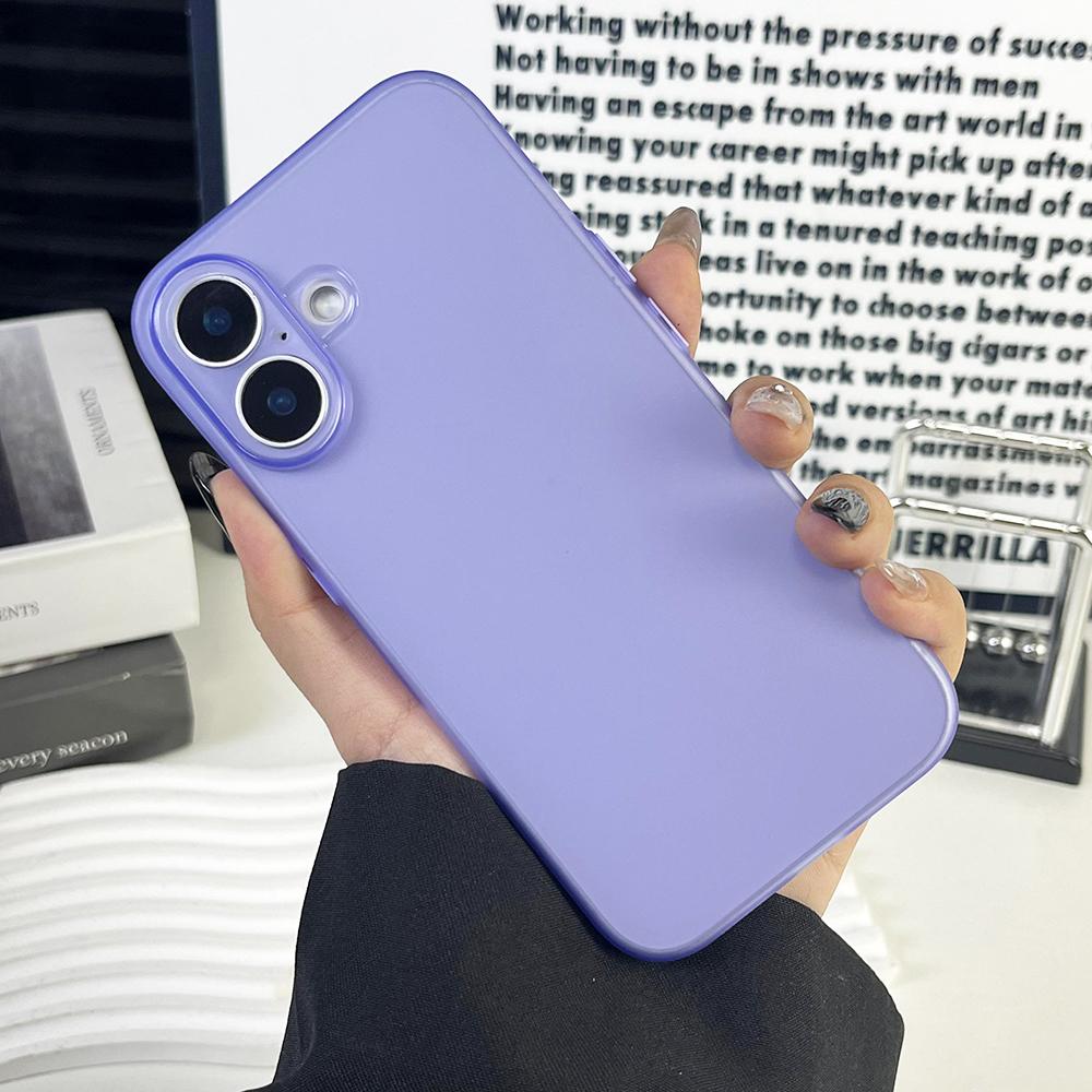 

0.35мм Ультратонкий Матовий Кольоровий Корпус-Цукерка Для iPhone Air 17 16 15 14 Pro Max Plus 16E Напівпрозорий Силіконовий М який Чохол Тонкий Корпус iPhone 16
