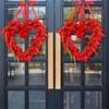 Valentines Day Wreath Pendant Tulips Love Garlands Decoration Proposal Scene Layout Props Valentines Day Garlands Party