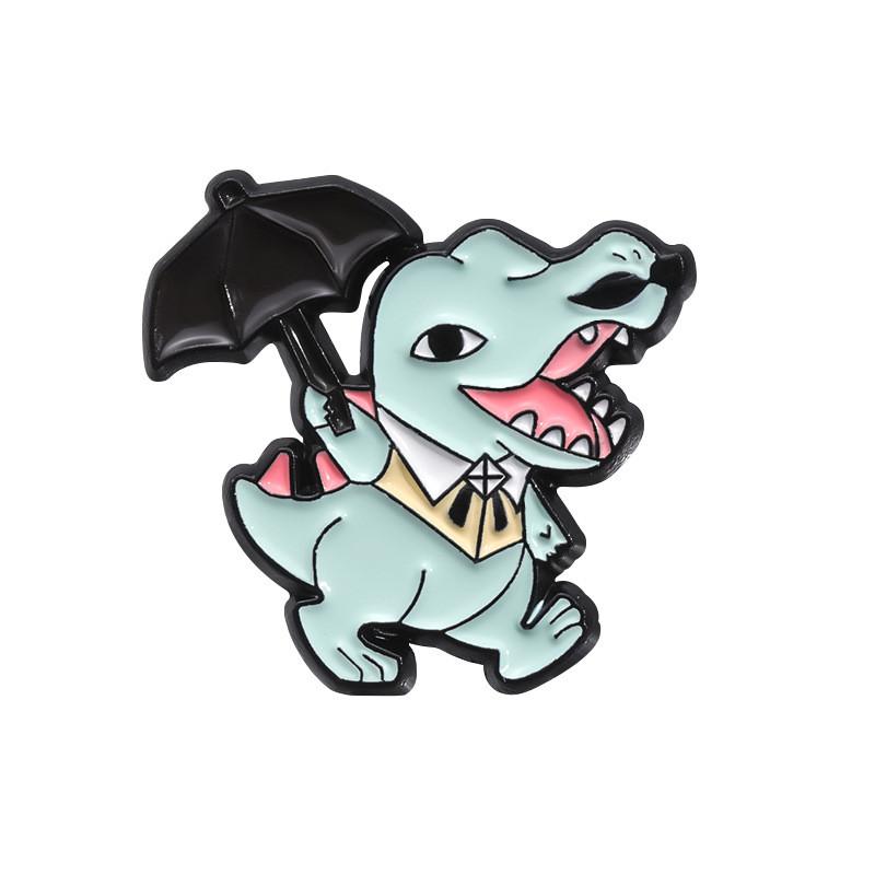 Playful Cartoon Character Badge Unique Alloy Enamel Brooch Perfect For Lovers Anime