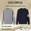 MONTAGUT Men's Waffle Knit Pullover Sweater