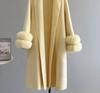 Fox Fur Square Scarf Winter New Ladies Real Warm Whole Fur Collar All-Match Solid Pattern