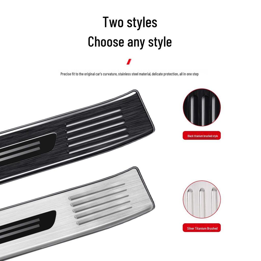 Stainless Steel Door Sill Scuff Plates for Changan Deep Blue S05-S09, L06-L07, SL03 Models