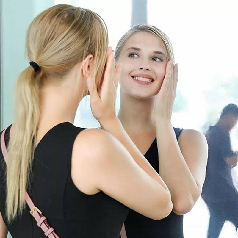 Mirror Adhesive Self Sticker Wall Attached Length Floor Trim Reflective Film