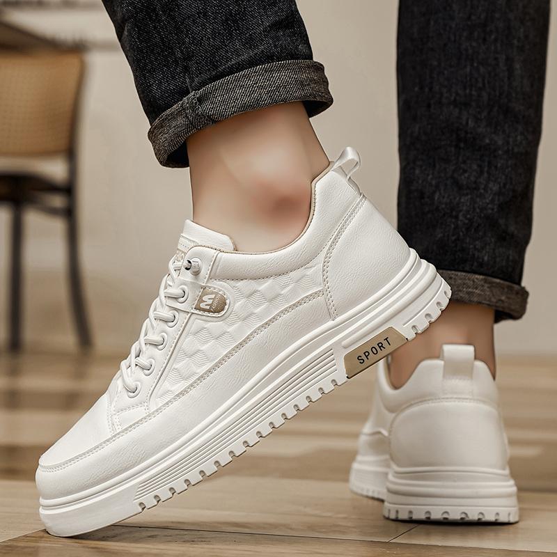 Spring Summer Men's Thick Bottom Sports Shoes Versatile Dad Shoes Middle School Students Can Wear Breathable Casual Sneakers