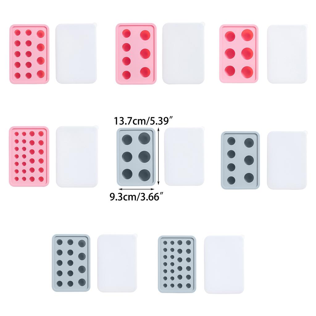 Forma do Kulek Lodu Sferycznych Wielokrotnego Użytku Okrągłe Kostki Lodu Silikonowe Formy Kuchenna Silikonowa Tacka na Kostki Lodu z Pokrywką do Zamrażarki