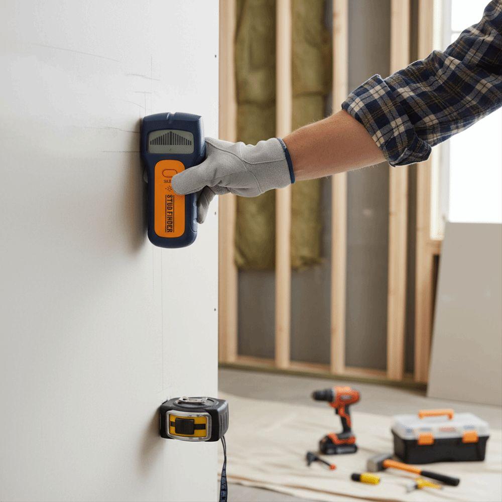 Multifunction Stud Finder AC Voltage Metal Detector  Wooden Pillar Voltage Density Detection