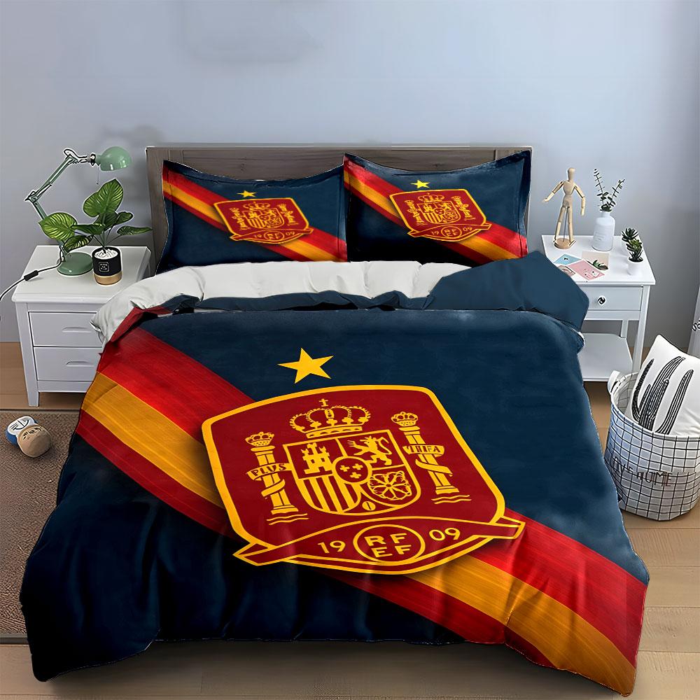 Crest, Crown, Star, Stripes. Bedding Sets Duvet Cover Sets Duvet Covers Pillowcases(1*Duvet Cover 2*Pillowcases Without Duvet Insert)