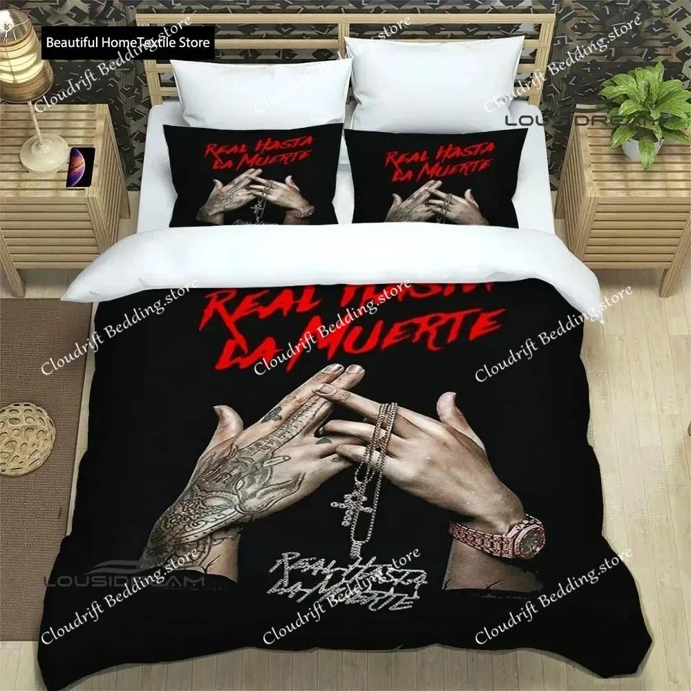 Rapper Anuel AA Printed Bedding Sets Exquisite Bed Supplies Set Duvet Cover Bed Comforter Set Bedding Set Luxury Birthday Gift