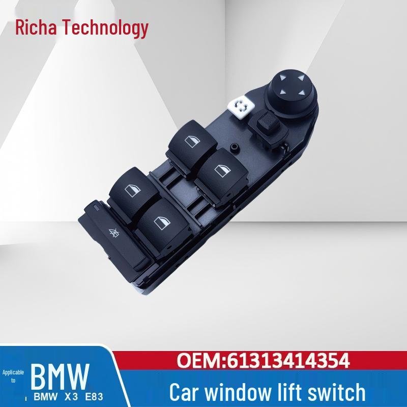 BMW X3 E83 Driver s Side Window Lifter Switch, Low Trim