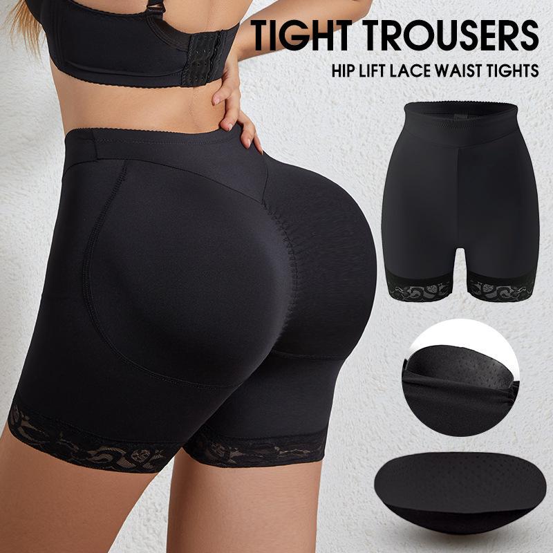 Plus Size High Waist Body Shaper Pants with Hip Pads - Full Hips & Butt Lift for Women