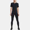 Under Armour Training Quick-Dry Breathable Knit T-Shirt Women Tops Black 1360864-001