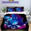 3pcs Duvet Cover Set (1*Duvet Cover + 2*Pillowcase, Without Core), Jinx Print Bedding Set, Bedroom Decor, All‑Season, Birthday Gift