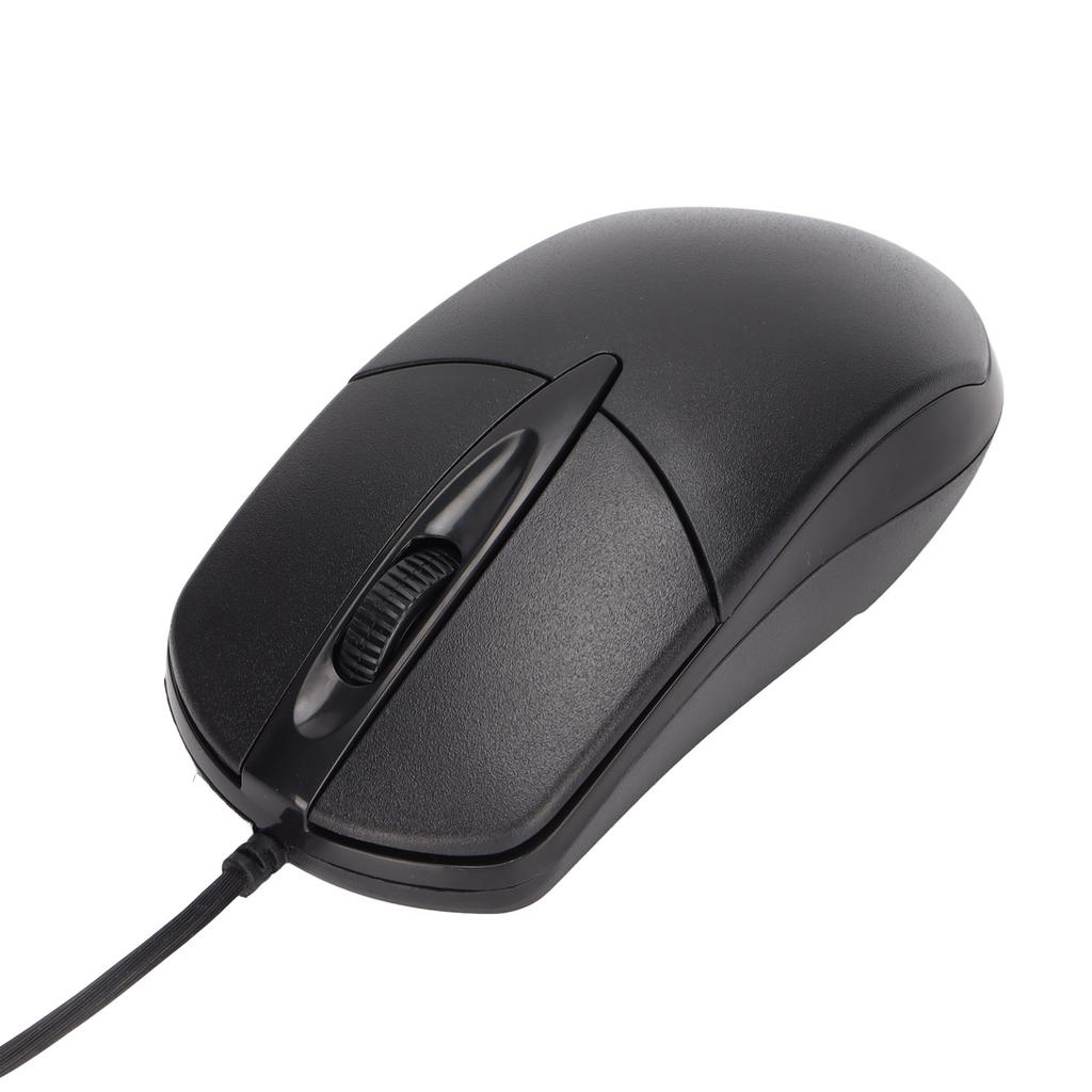 Heated Mouse 3 Levels Adjustable Black Ergonomic 1600DPI Wired Heating Mouse for Windows for OS X System Desktop Laptop