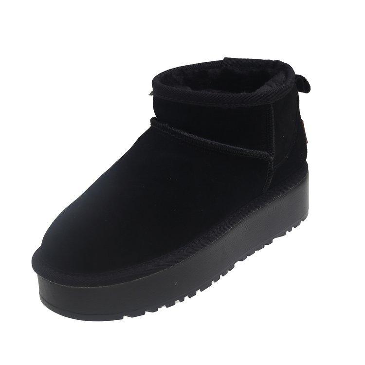 

Zhou Dongyu, the same snow boots, women s fur integrated short models, new thickened and velvet thermal cotton shoes in the winter of 2025 35