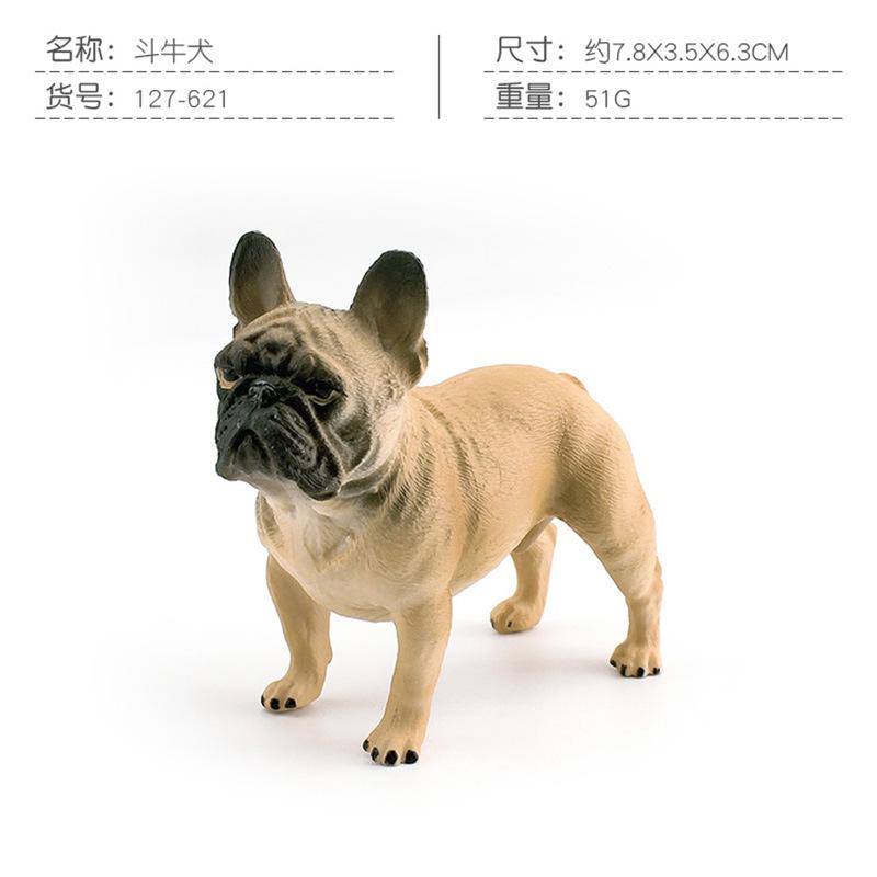 10 Simulation Boxer Husky Bulldog Bull Terrier Shepherd Newpoliton Dog Model Static Ornament