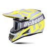 Off-Road Motorcycle Helmet With Visor Dirt Bike ATV Mountain Riding ABS Shell 3C Certified Adult Size S-XL