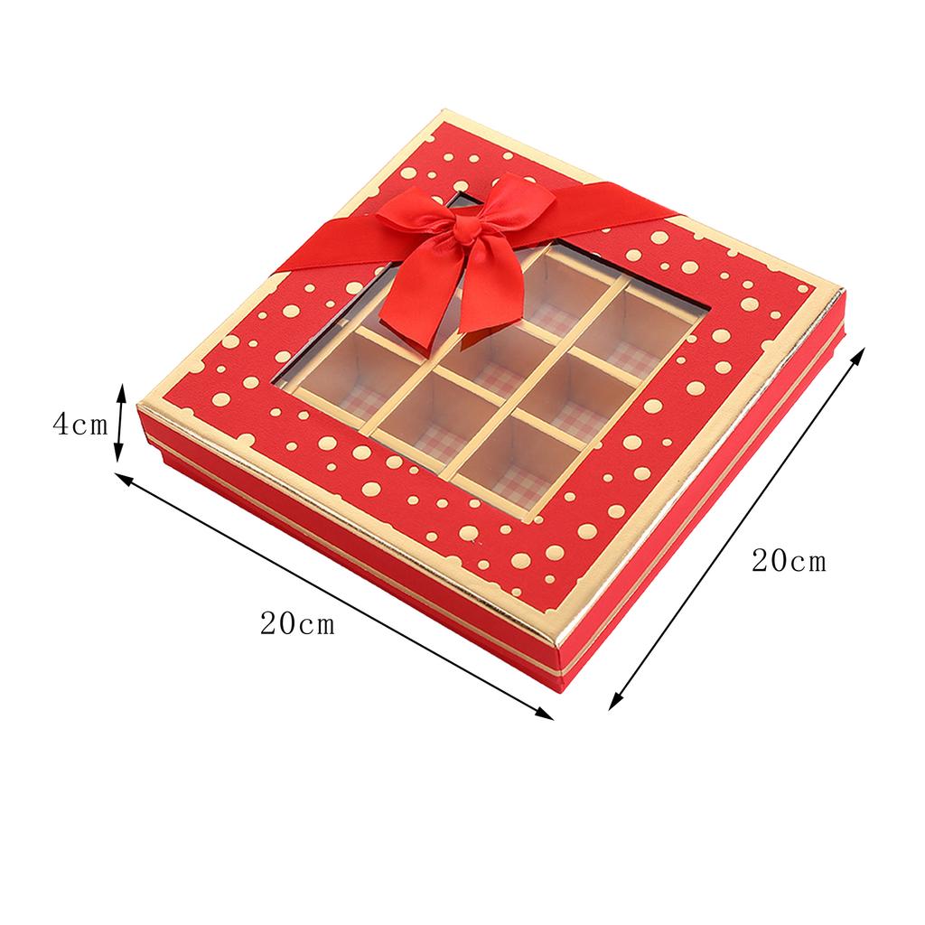 9/25 Grids Chocolate Display Box Trendy Candy Box for Wedding Holiday Valentines Day Christmas  Party Supplies