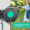 Retractable Automatic Hose Reel Pipe Water Reel Hose 100 Ft High Quality High Pressure Washer Retractable Garden Water Hose Reel