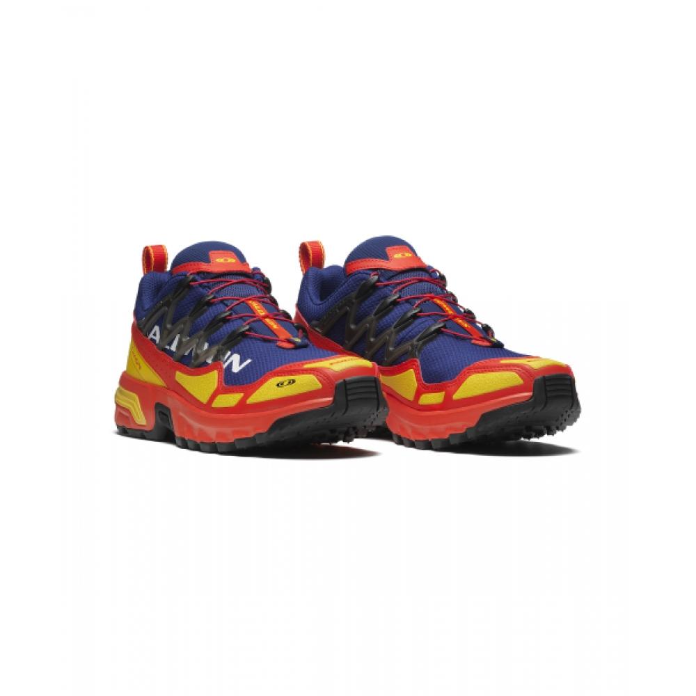 ■Salomon■ ACS Heritage Pack Cherry Tomato Blue Print Lemon Salomon Acs+ Heritage Pack Cherry Tomato Blue Print Lemon