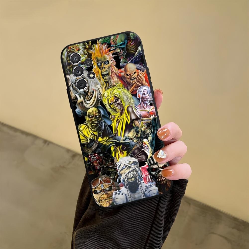 Skeleton Rock Band Fashion Phone Case for Samsung Galaxy S23 S24 S20 S21 S22 Ultra Fe Plus M54 A34 A54 A24 A52 A53 Coque