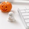 Halloween Desk Decorations 3D Printed Ghost Figurine, Cute Spooky Resin Statue, Funny Desktop Tray Decorative for Scenes Decor, Tabletop Centerpiece