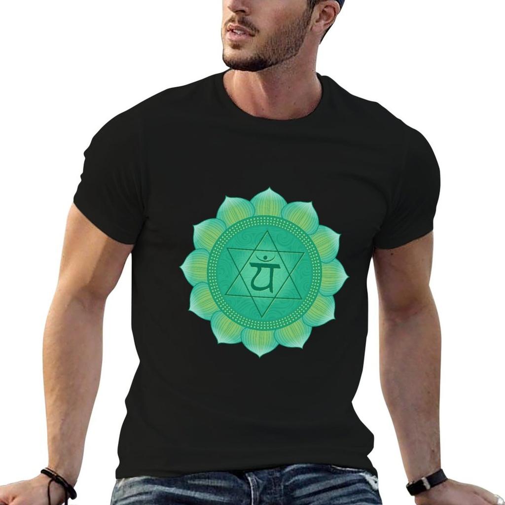 Heart Chakra Symbol Tshirt Unisex T Shirt Cotton High Quality T Shirts For Unisex Slim Fit T Shirts With Prints Tshirt
