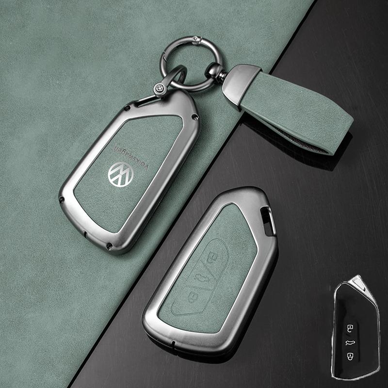 2026 Hete Voor VW VOLKSWAGEN Autosleutelhoes Cover Shell Sleutelhanger voor VW Volkswagen Golf 8 MK8 ID3 ID4 Cupra 2020 Voor Skoda Octavia A