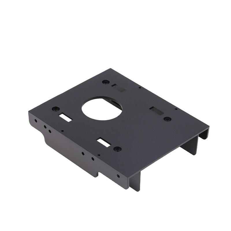1 Sett Harddisk Intern Adapter Monteringssett Brakett Dobbel Stasjonær SSD Monteringsbrakett 2.5 Til 3.5 Tommers Harddiskbrakett
