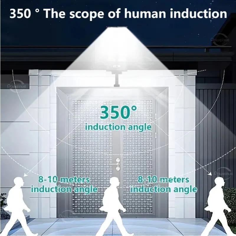 Most Powerful Solar Lights Outdoor Motion Sensor Ultra Bright External Solar Lamp IP67 Waterproof Solar Wall Lamp Garden Lantern