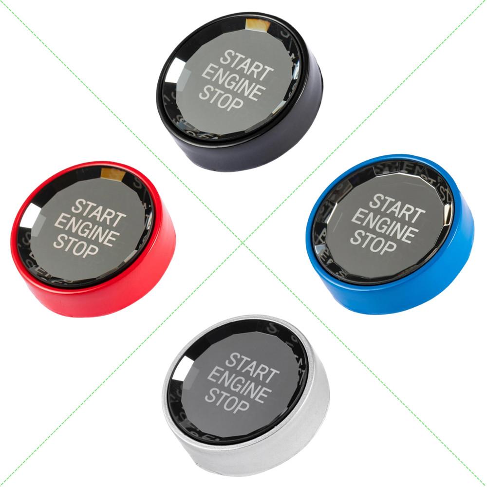2025 Hot Racing Grills Crystal Car Start Engine Stop Switch Button Replacement Cover For Mercedes Benz A B CLA GLA GLB Class W17