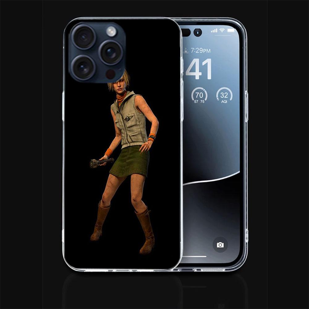 Games S-Silent Hill Clear Phone Case For Iphone 17 Air 16 Pro Max 15 Pro 14 Plus 17E 16E 11 13 12 Mini Cover Cases Fundas Cell T