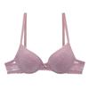 Small Breasts Thin Cup Gathering Underwear Female Sexy Lace Triangle Cup Bra Showing Large Side Closing Steel Ring Bra Wholesale