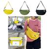 Childrens Cotton Crossbody Bag With Solid Color Design And Letter Decoration For Kindergarten Kids