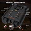 OEM/ODM Night Vision Binoculars GTGUARD V6 PRO 4K Video with 600M Laser Rangefinder ±1m Accuracy for Hunting Outdoor