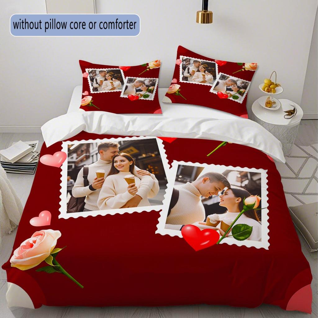 Customized images Duvet Cover Set Comforter Bedding Set 3D Children'S Quilt Cover King Size Bedroom Comforte Cute Printed